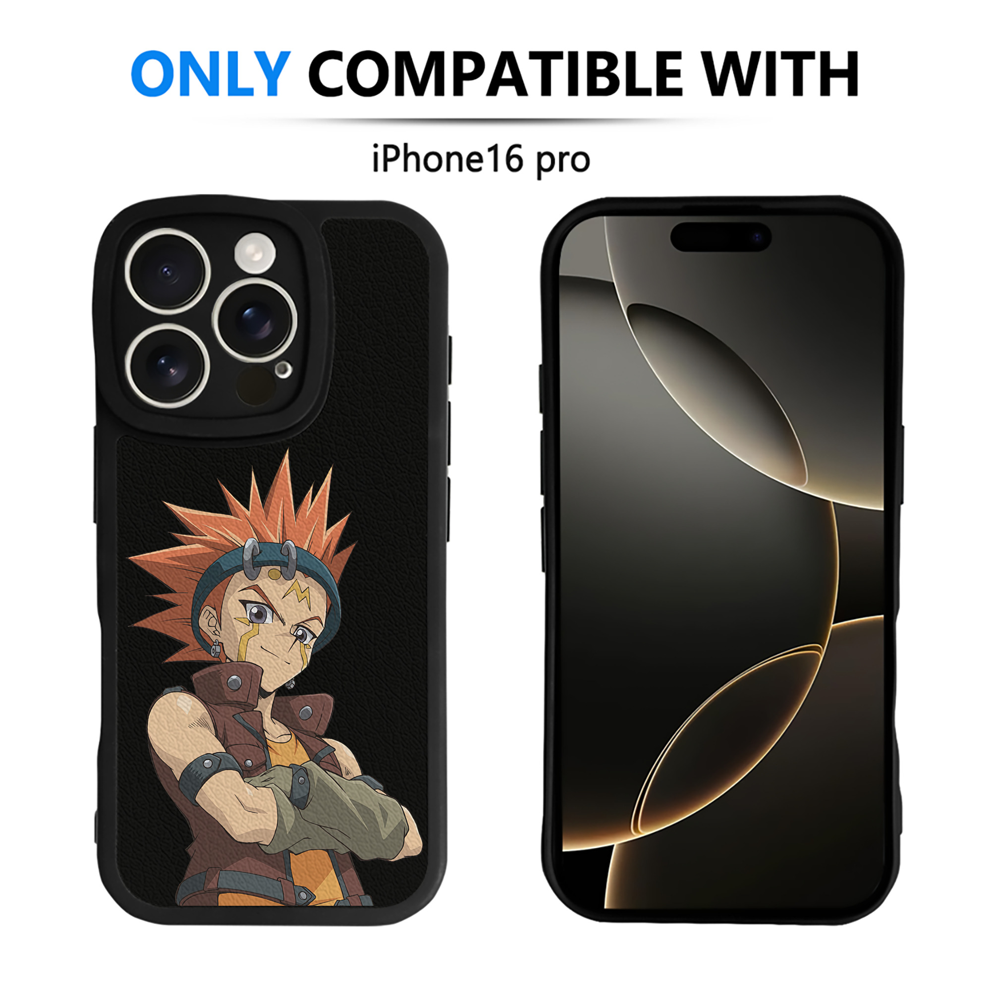 （画像用） 遊☆戯☆王 Yu-Gi-Oh! 【iPhone 16シリーズ対応】シリコンスマホケース（レザー調） 材質：シリコン